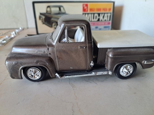 VINTAGE AMT WILD-KAT 1953 FORD PICKUP Model Kit BUILT 2353-170 - 第 4/9 張圖片