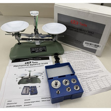 Balanza mecánica TADA 200 g/0,2 g con pesas de calibración para laboratorio de ciencias