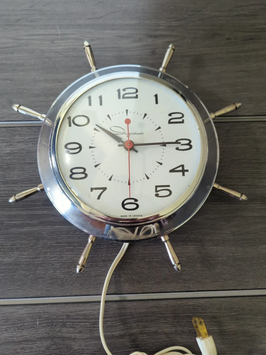 Vintage Ingraham Clock In Collectible Wall Clocks 1930-1969 for