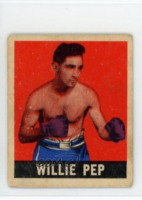 1948 Leaf Gray Back Willie Pep #51 2u3