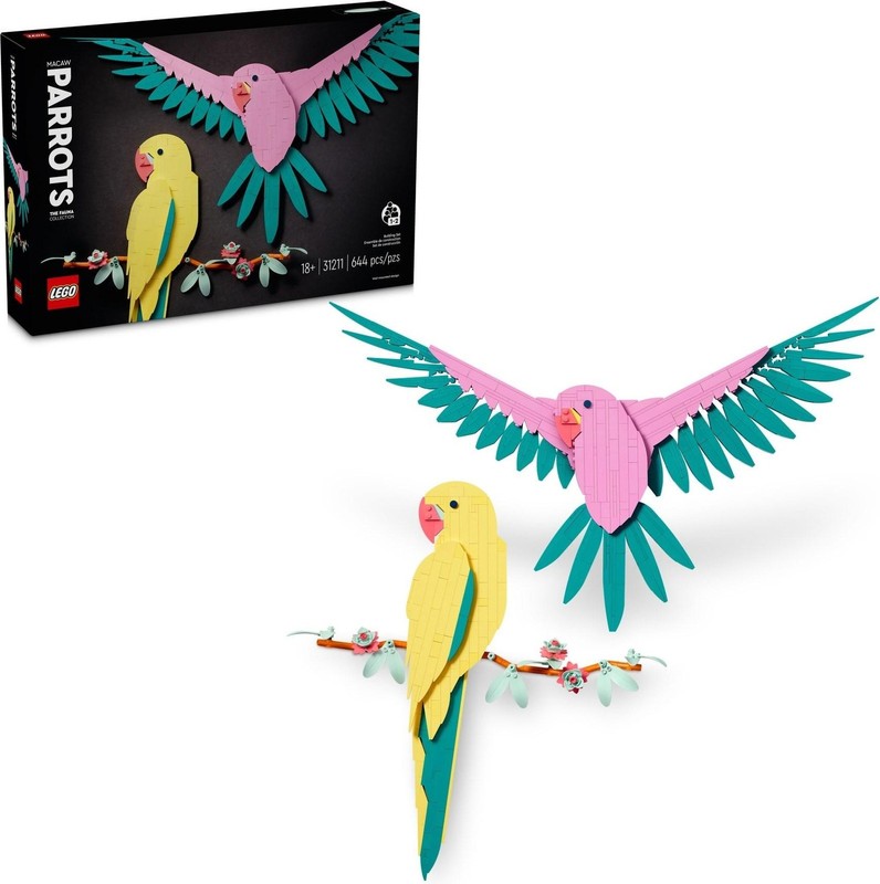 LEGO ART 31211 THE FAUNA COLLECTION MACAW PARROTS New Sealed Sent Securely Boxed