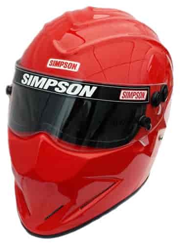Simpson Racing 7297144 SA2020 Diamondback Racing Helmet 7-1/4 Red - 第 1/1 張圖片