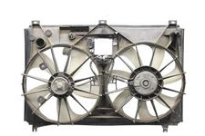 07-17 Lexus XF40 LS460 LS460L Radiator Dual Cooling Fan Motor w/ Shroud Oem