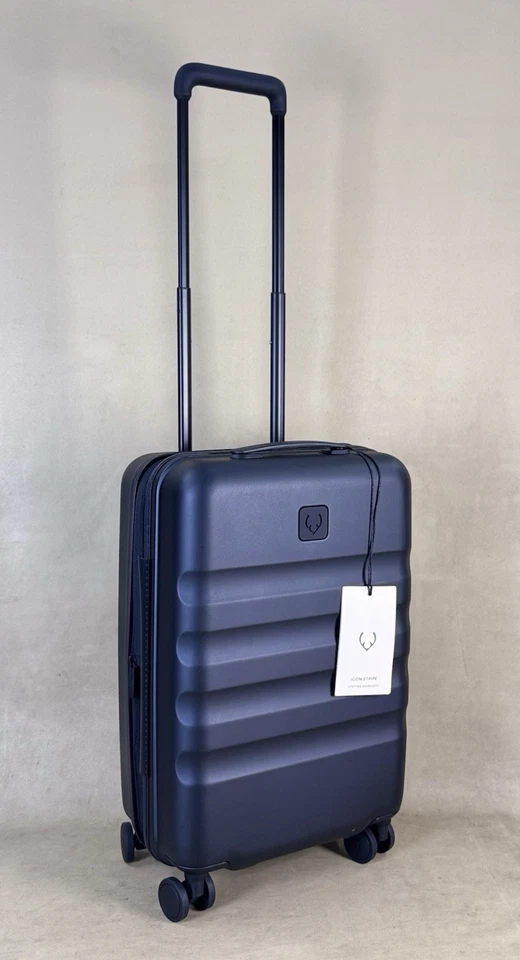 "Maleta de mano giratoria expandible negra Antler Icon Stripe 22"" 55 cm" Foto 3 de 4