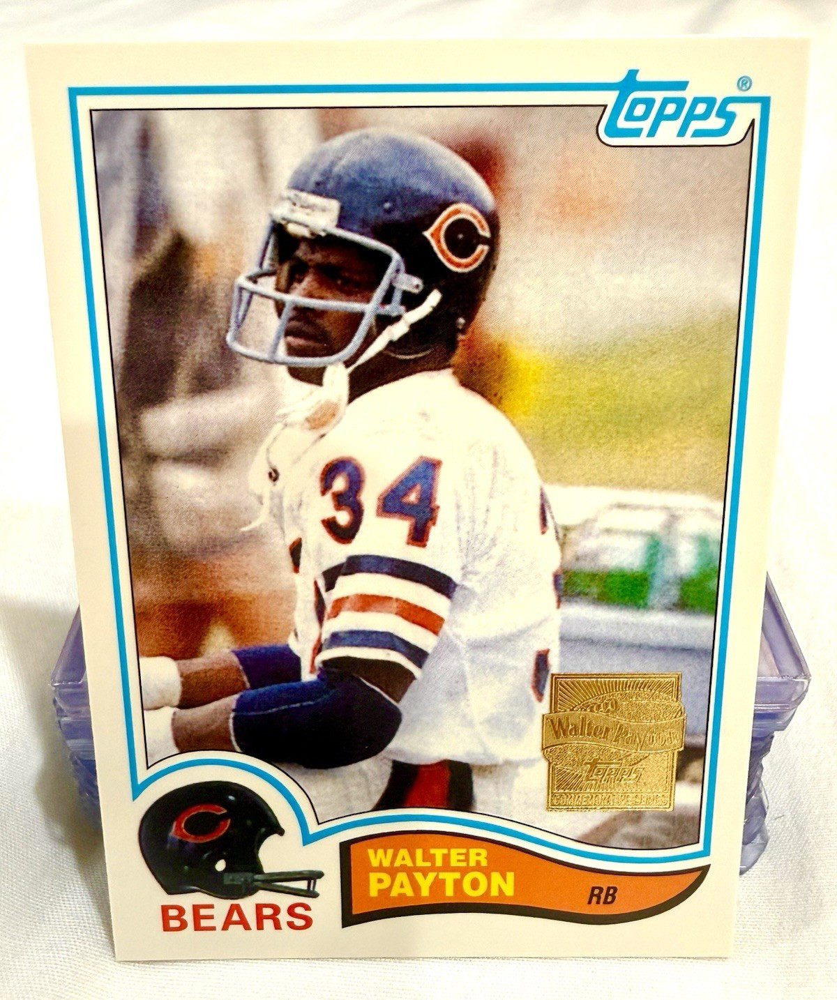 Topps 2001 Walter Payton Reprints Walter Payton Chicago Bears #WP7 Insert