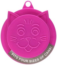 Petmate Kitty Caps Assorted Colors Canned Food Leftover Lids - Pack of 12