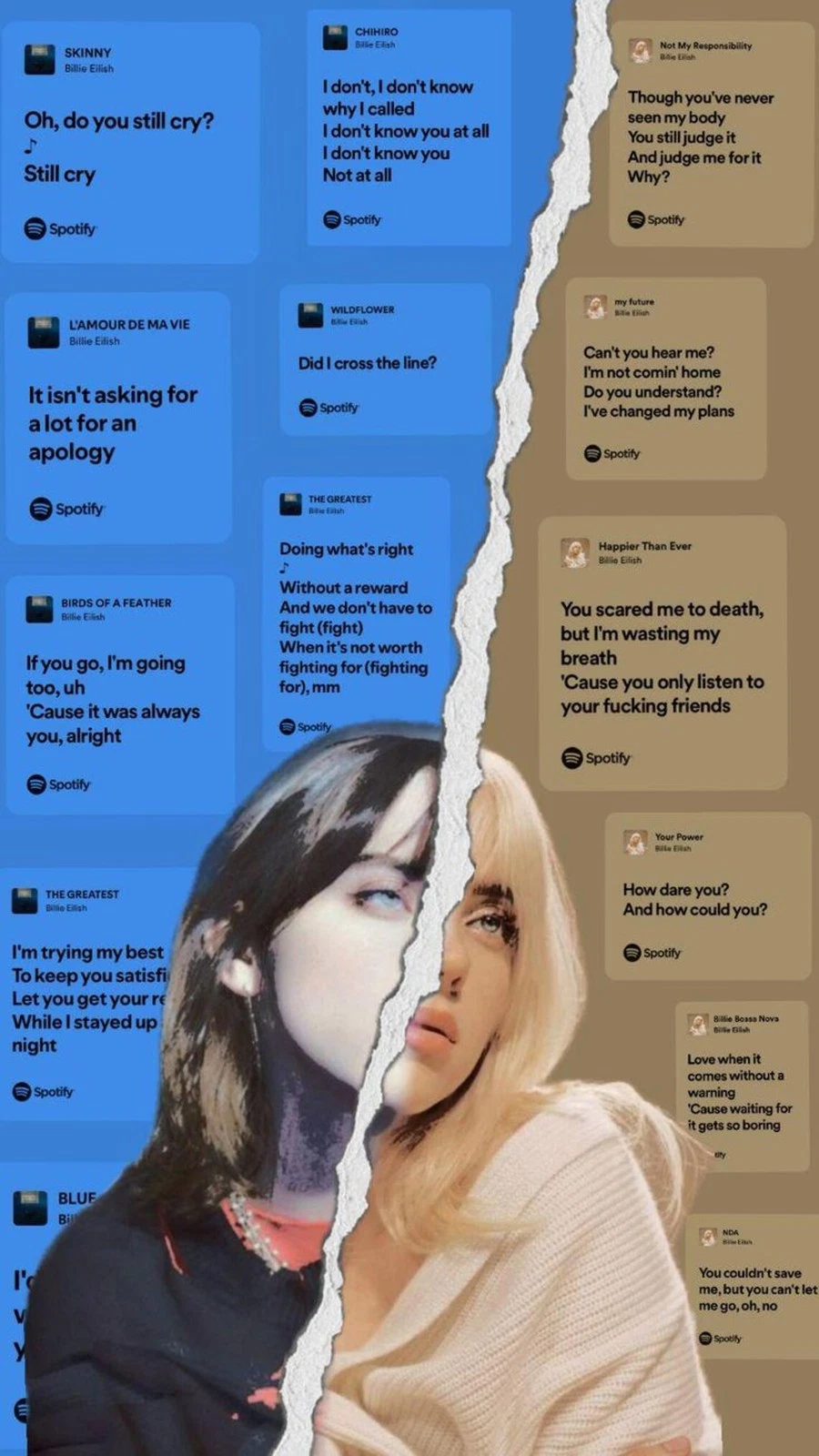 Billie Eilish Hit Me Hard and Soft Tour Wall Art Poster Gift - Unframe