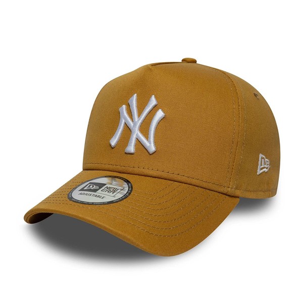 New Era 9FORTY E-Frame Cap New York Yankees Mlb League Essential Beige-image