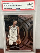 2023-24 Panini Select - Premier Level Victor Wembanyama #121 (RC) psa 10