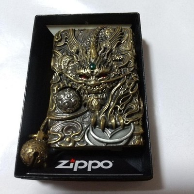 Zippo Feuerzeug Ryujin Vollmetall limitierte gravierte Nummer kostenloser Ver...