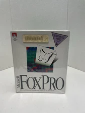 Vintage Microsoft FoxPro Database Management System Version 2.5 1993 - New