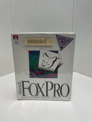 Vintage Microsoft FoxPro Database Management System Version 2.5 1993 - New