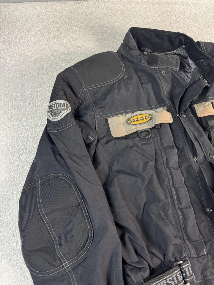 Firstgear Kenya Motorcycle Jacket Mens XL Black Waterproof Padded Touring Gear - Image 2 of 4