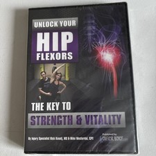 Unlock Your HIP FLEXORS, Strength & Vitality (DVD, 2016) NEW, Factory Sealed