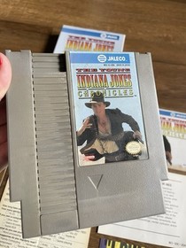 Young Indiana Jones Chronicles CIB Complete + Registration Nintendo NES