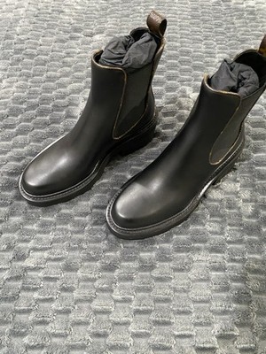 Louis Vuitton Women s Uniformes Black Leather Boots Size 38EU 8US New No Box
