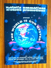 X-Static - World Is Our Oyster 1992 Rave Flyer at New Farm, Oxford Top Buzz etc