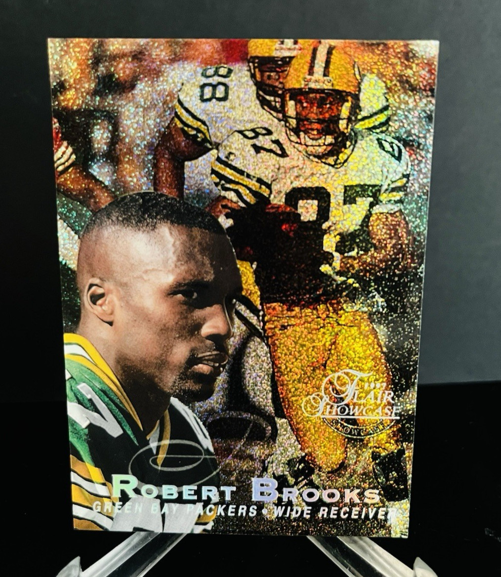 1997 Flair Showcase - Robert Brooks #68 Row 0 Green Bay Packers RARE