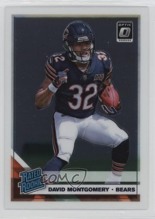 2019 Panini Donruss Optic Rated Rookie David Montgomery #161 1c3k