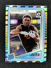 2025 Donruss Optic Rated Rookie Team Logo /32 #285 Arian Smith, New York Jets