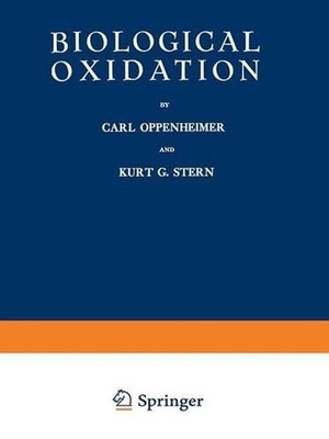Biological Oxidation by Carl H. Oppenheimer (English) Paperback Book