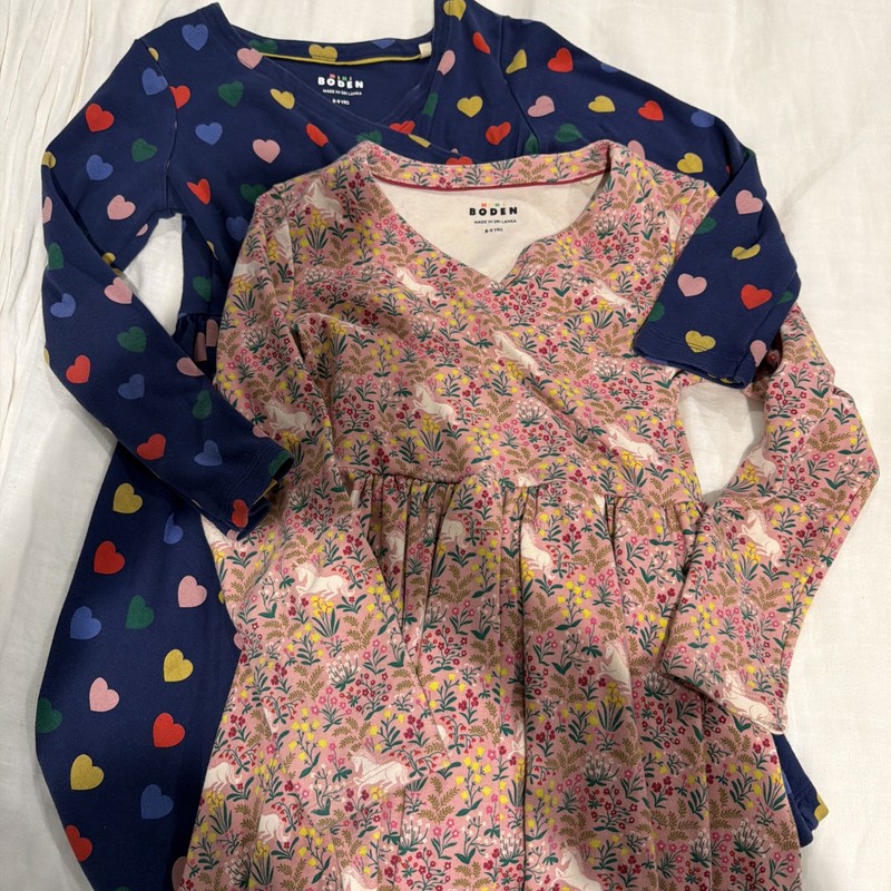 Mini Boden Girls Dresses Lot of 2 ! Size 8-9