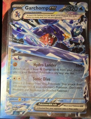 2023 Pokemon SV Paradox Rift Garchomp ex #038/182