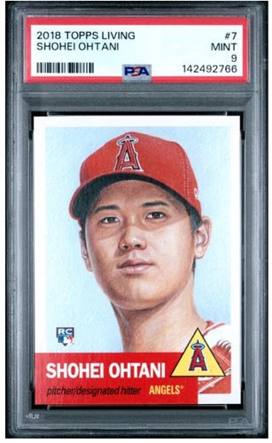 2018 Topps Living Shohei Ohtani #7 PSA 9