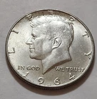 1964 John F Kennedy Half Dollar 90% Silver 50c         (XX3)