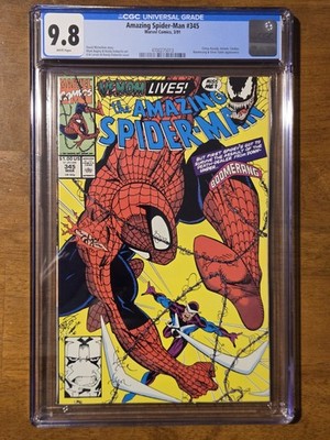 Amazing Spider-Man #345 March 1991 CGC 9.8