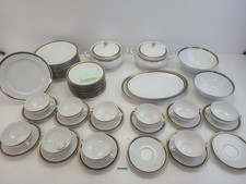 12 Pers. Speise-Service Seltmann Weiden Bavaria Annabell Porzellan Gold #263061