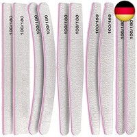 10 StüCk Nagelfeilen FüR GelnäGel Profi Nagelfeile 100/180, Fandamei Feilen FüR