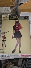 Simplicity 8432 Sewing Pattern DC Comics Bombshells Batwoman Size 6-14