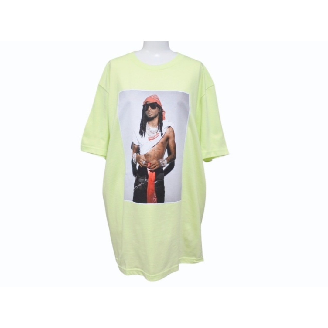 New  Supreme Playboi Carti PHOTO TEE Short Sleeve T-shirt Yellow Size M FW25T50