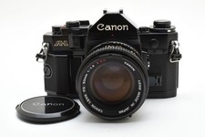 CANON A-1 A1 Black SLR Film Camera FD 50mm f/1.4 SSC S.S.C. from JAPAN 347