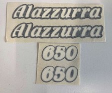 COPPIA ADESIVI  LOGO FIANCHETTI CAGIVA ALAZZURRA 650  AD660086
