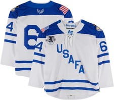 Air Force Falcons Team-Issued #64 Jersey w/20th Anniversary Patch - Hockey - L