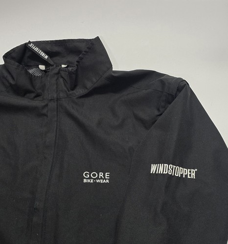 Gore Bike Wear Jacket Windstopper Mens Size Extra Large Black - XL - Picture 3 of 8