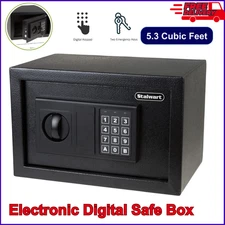 Electronic Digital Safe Box Keypad Lock Security Home Office Cash Jewelry Gun