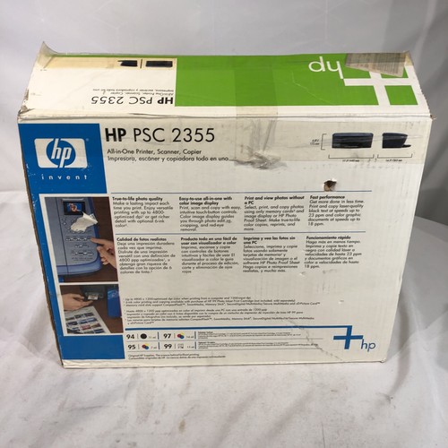 HP PSC 2355 All-In-One Inkjet Printer -NEW/ Open Box - Picture 10 of 10