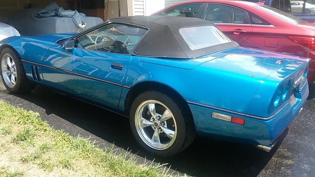 1990 Blue Chevrolet Corvette   | C4 Corvette Photo 7
