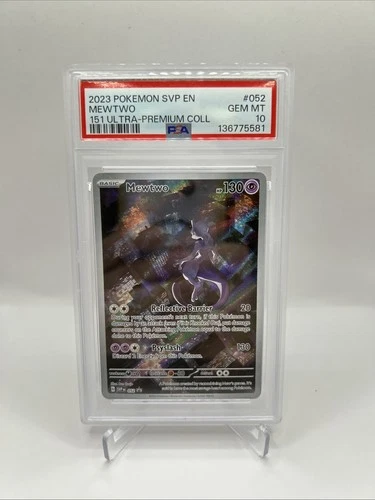 New Listing2023 Pokémon Mewtwo SVP052 PSA 10 Full Art Promo – 151 Ultra Premium Collection