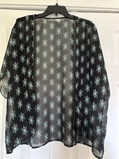 Kimono and Cardigan. Women s size M. Color Black and Green