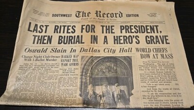 The Record Monday, November 25, 1963 JFK Last Rites