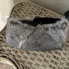 Surell Rabbit Neck Fur Wrap/ Headband