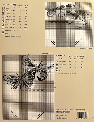 BANAR DESIGNS Counted Cross-Stitch Pattern SOMETHING ELSE IN MY POCKET Pamphlet - Picture 2 of 2