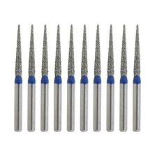 Dental Diamond Burs FG TC-10 Needle Taper Shape Standard Grit High Speed Burr
