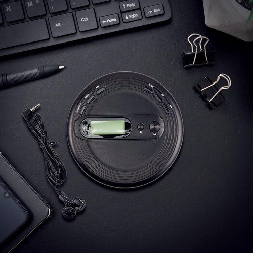 CD Player Portable Walkman with Stereo Earbuds, Compact Portable Personal CD Dis - Picture 6 of 7