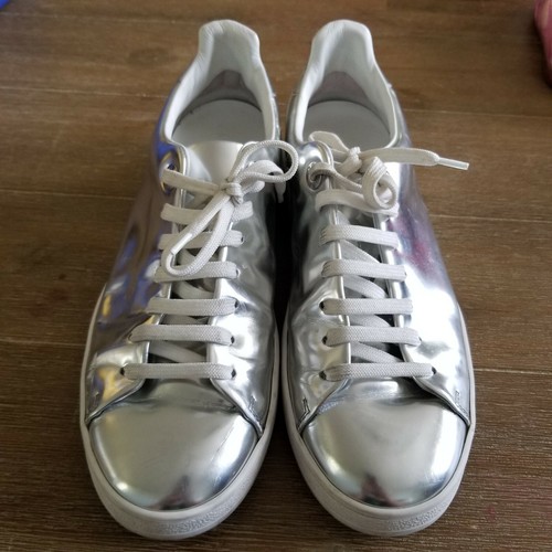 Louis Vuitton Silver Sneakers | eBay