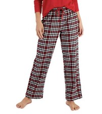 Charter Club Women's Yarn Dyed Flannel Plaid Pajama Pants Buffalo Check Size XXL